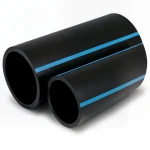 مواسير HDPE الوطني لشبكات المياه  ضغط 16 بار قطر خارجي 180 مم سمك 10.7 مم لون اسود