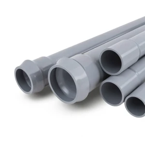 UPVC Pipes Nominal Pressure 16 Bar Outside Diameter 250 mm Thickness 14.8 mm Gray