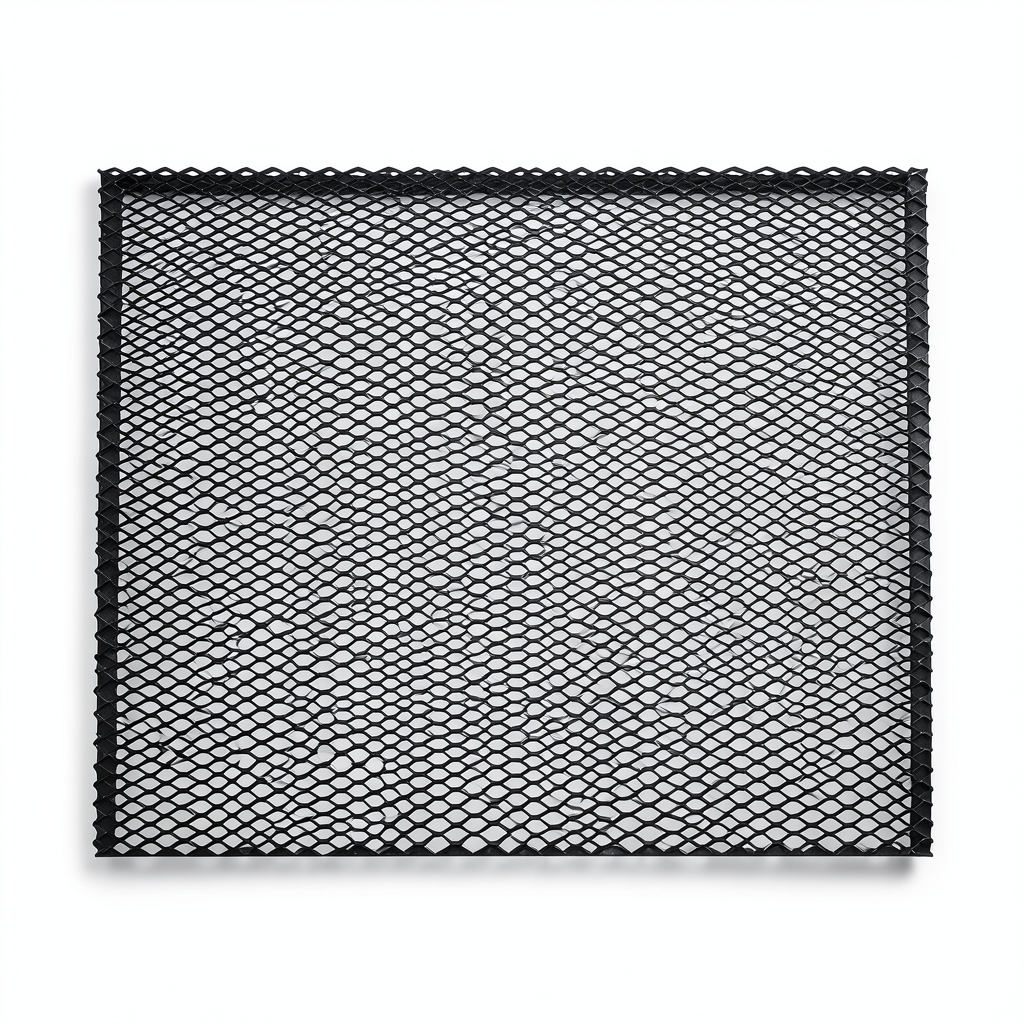 Hot Rolled Black Steel Expanded Metal Mesh 1.5 mm Thickness 1.22m Width 1m Length