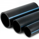 مواسير HDPE الوطني لشبكات المياه  ضغط 12.5 بار قطر خارجي 400 مم سمك 19.1 مم لون اسود