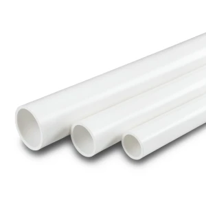 مواسير UPVC مقاس 4 إنش سمك 1.77 مم SDR 64 لون أبيض