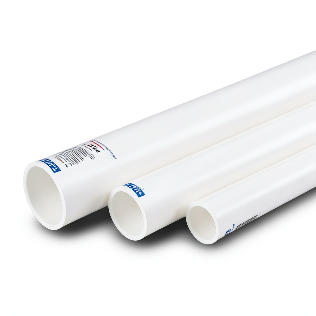 مواسير UPVC مقاس 4 إنش سمك 2.80 مم ضغط 6.9 بار لون أبيض | بلاستيك الوطنية