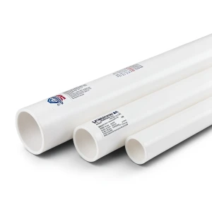 UPVC Pipes Nominal Pressure 8.6 Bar Size 1¼ inch Thickness 52.1 mm White | Al Watania Plastics