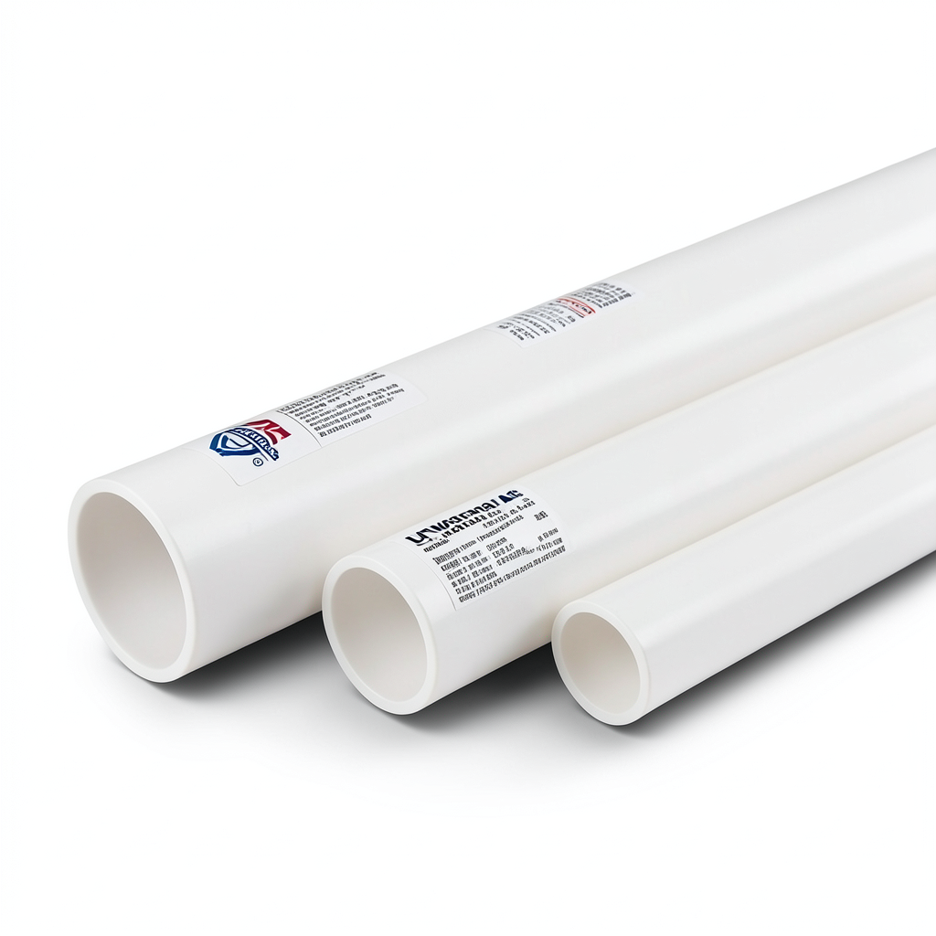 UPVC Pipes Nominal Pressure 8.6 Bar Size 1¼ inch Thickness 52.1 mm White | Al Watania Plastics