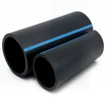 أنابيب HDPE الوطني لشبكات المياه  ضغط 16 بار قطر خارجي 400 مم سمك 23.7 مم لون اسود