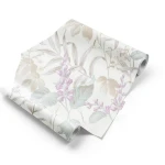 Italian Wallpaper Floral Design 10m x 0.53m Off White, Model 28854