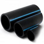 أنابيب HDPE الوطني لشبكات المياه  ضغط 16 بار قطر خارجي 400 مم سمك 23.7 مم لون اسود