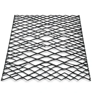 Hot Rolled Black Steel Expanded Metal Mesh Thickness 1.4 mm Width 1.22 m Length 1 m