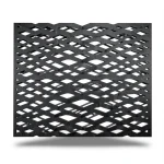 Hot Rolled Black Steel Expanded Metal Mesh Thickness 1.4 mm Width 1.22 m Length 3 m