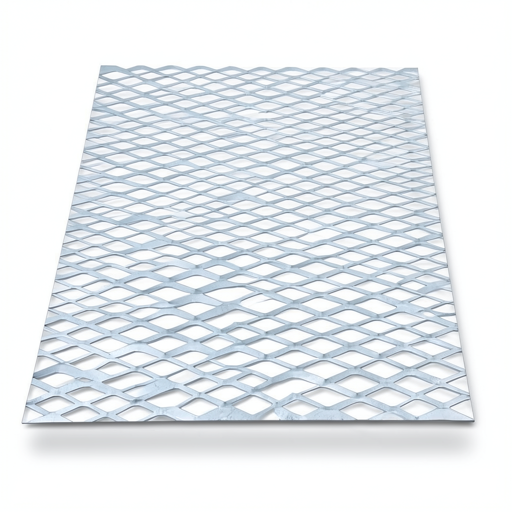 Galvanized Steel Expanded Metal Mesh Thickness 1.4 mm Width 1.22 m Length 2 m