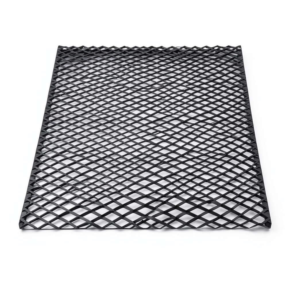 Hot Rolled Black Steel Expanded Metal Mesh Thickness 1.4 mm Width 1.22 m Length 3 m