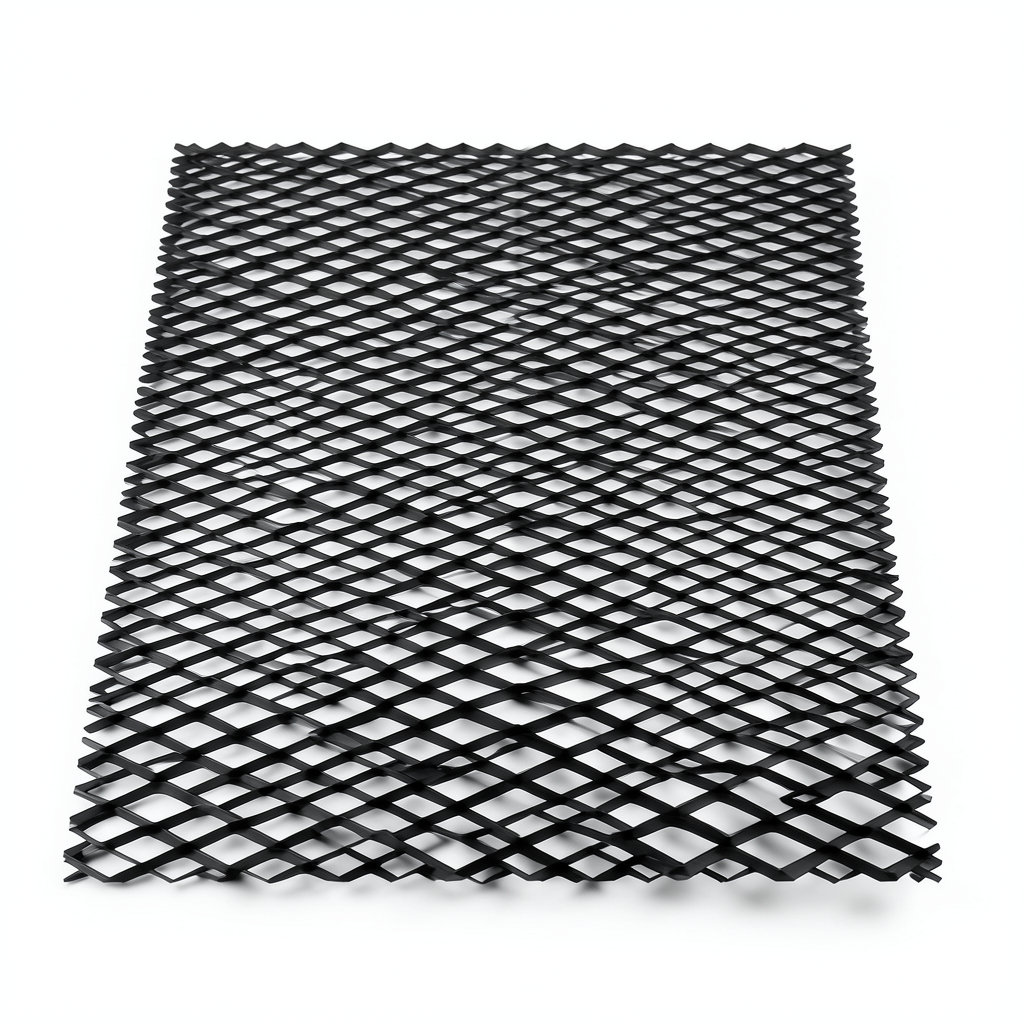 Hot Rolled Black Steel Expanded Metal Mesh Thickness 1.4 mm Width 1.22 m Length 5 m