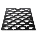 Hot Rolled Black Steel Expanded Metal Mesh Thickness 1.4 mm Width 1.22 m Length 6 m