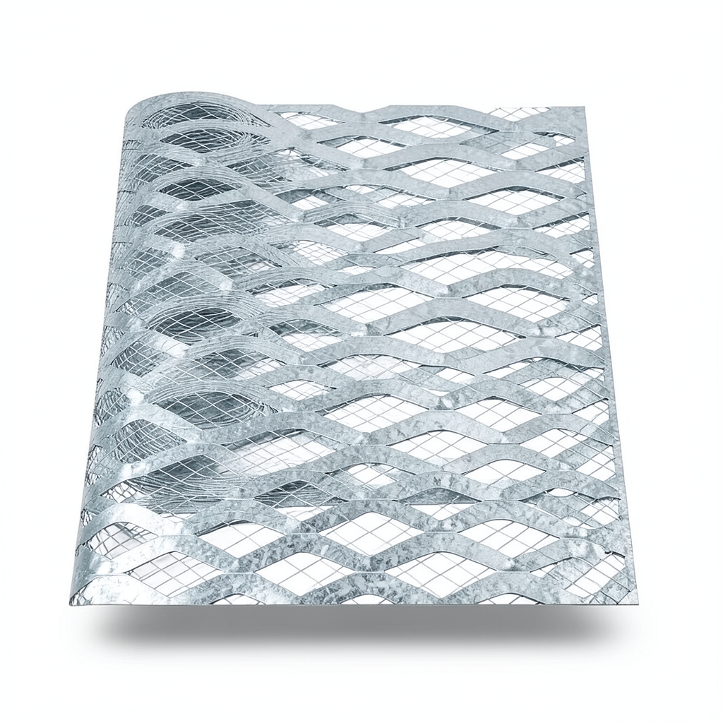 Galvanized Steel Expanded Metal Mesh Thickness 1.2 mm Width 1.22 m Length 3 m