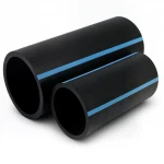 أنابيب HDPE الوطني لشبكات المياه  ضغط 20 بار قطر خارجي 50 مم سمك 4.6 مم لون اسود