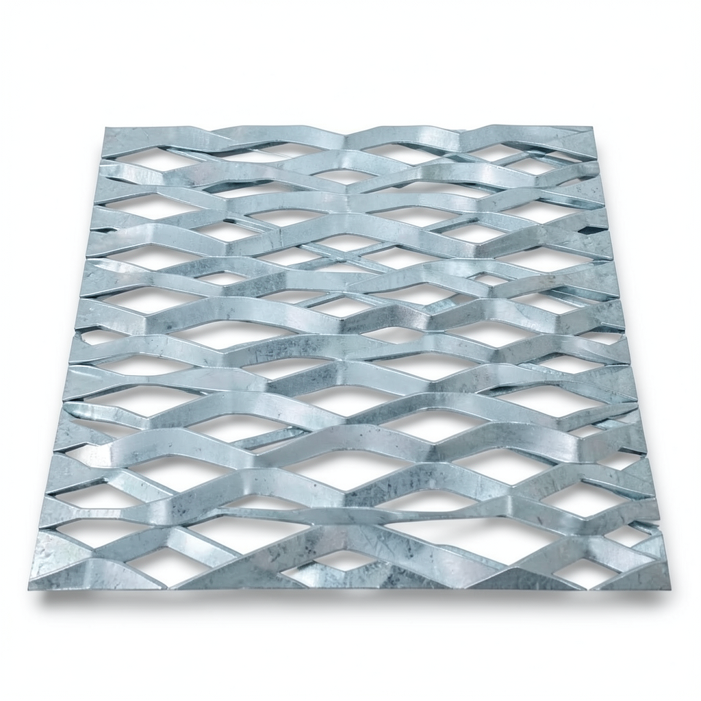 Galvanized Steel Expanded Metal Mesh Thickness 1.2 mm Width 1.22 m Length 4 m