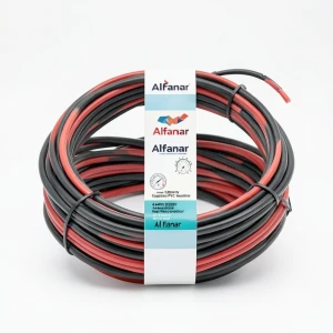 Alfanar Stranded Electric Wire 150mm² 450/750V Copper Conductor 2.44mm Diameter Heat Resistant PVC Insulation | Al Fanar