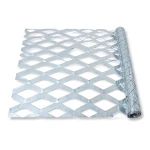 Galvanized Steel Expanded Metal Mesh Thickness 1.2 mm Width 1.22 M Length 7 meter