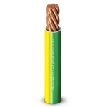Electrical Wire 35 sq mm 450/750V Copper Conductor Heat Resistant PVC Insulation, Yellow/Green | Al Fanar