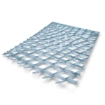 Galvanized Steel Expanded Metal Mesh Thickness 1.4 mm Width 1.22 m Length 2 m