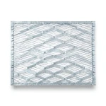 Galvanized Steel Expanded Metal Mesh Thickness 1.4 mm Width 1.22 M Length 1 M