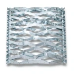 Galvanized Steel Expanded Metal Mesh Thickness 1.4 mm Width 1.22 M Length 5 M | Bait Al Tatawor