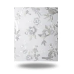 Floral Wallpaper Pale Gray Color 10m x 0.53m, Model 28841