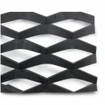 Hot Rolled (Black) Steel Expanded Metal Mesh  [Mazyoon] Thickness 1.5 mm Width 2.44  meter Length 5 meter | Bait Al Tatawor Company