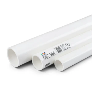 مواسير UPVC مقاس 3 إنش سمك 2.74 مم ضغط 8.6 بار أبيض | بلاستيك الوطنية
