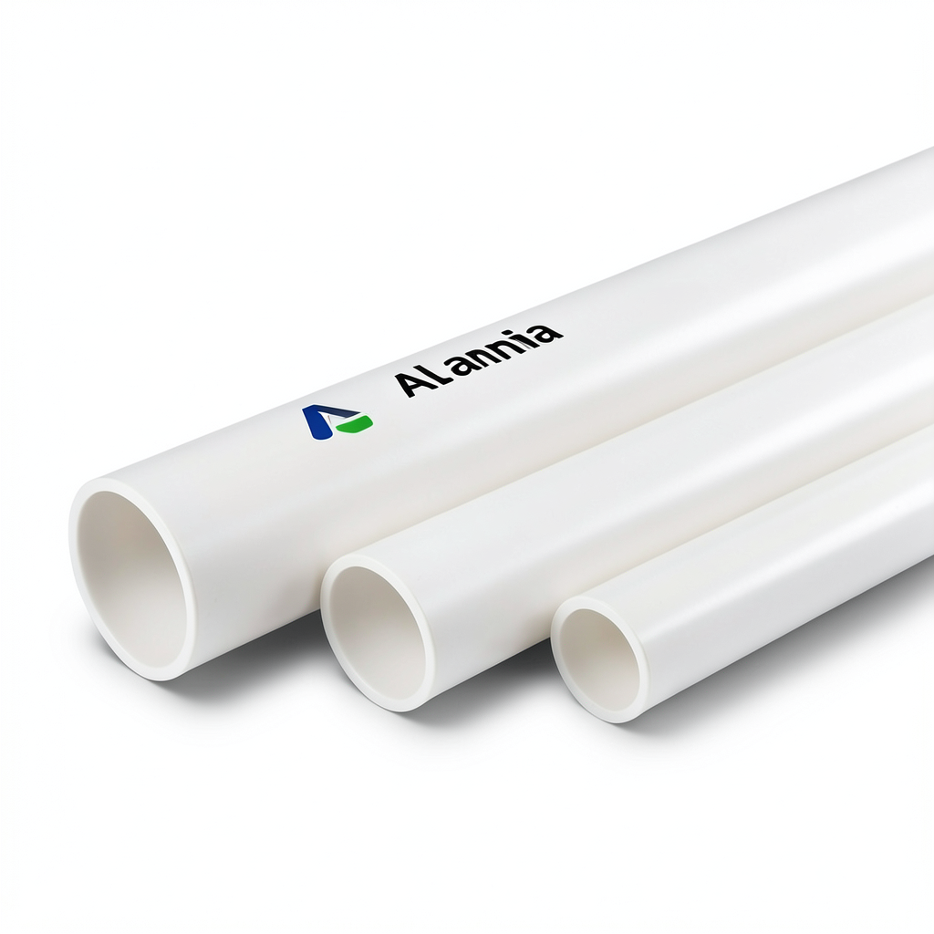 UPVC Pipes 1 ½ inch 11 Bar Pressure 1.85 mm Thickness White | Al Watania Plastics