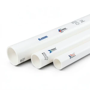أنابيب UPVC 8 إنش ضغط اسمي 11 بار سمك 8.43 مم لون أبيض | بلاستيك الوطنية