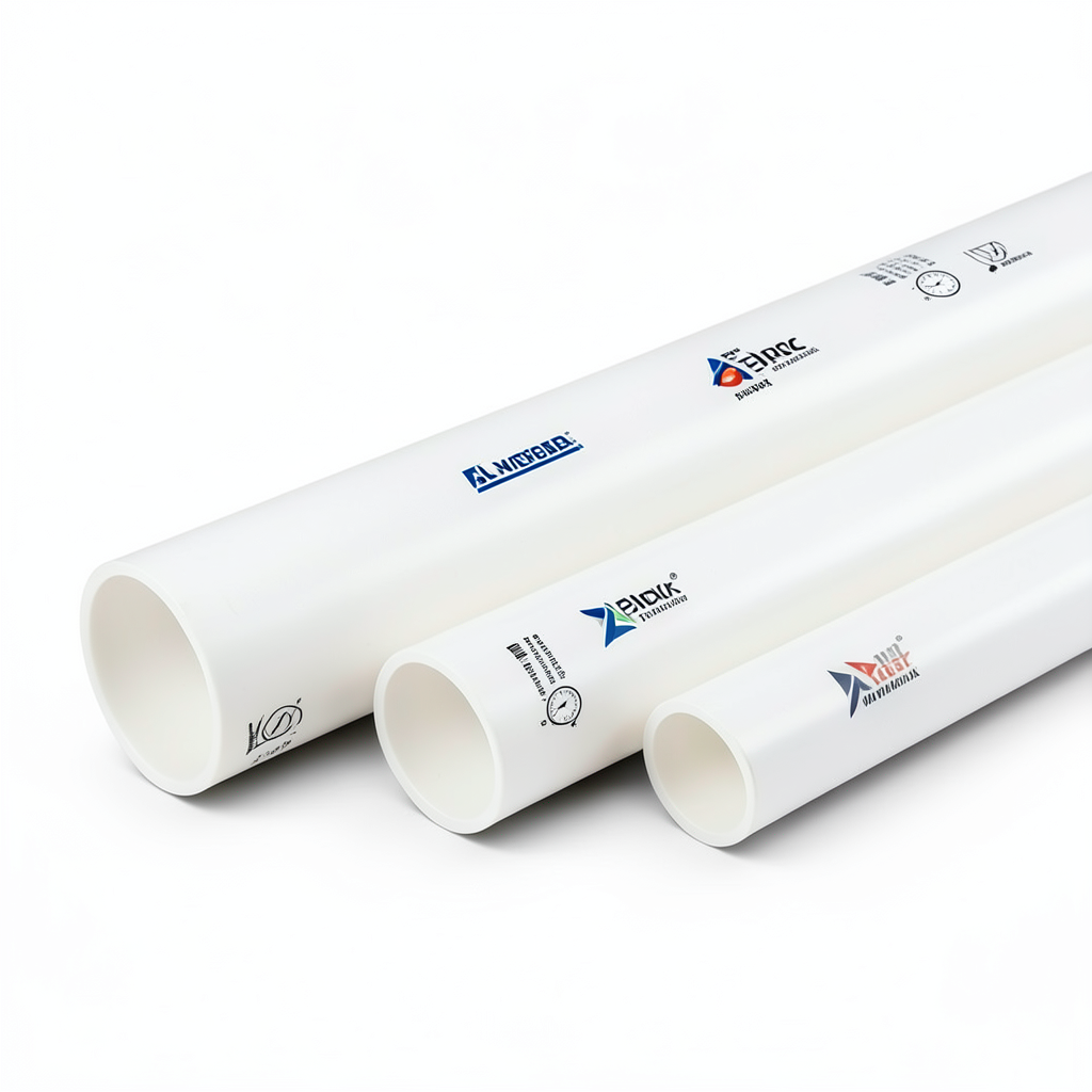 UPVC Pipes 8 Inch Nominal Pressure 11 Bar Thickness 8.43 mm White | Al Watania Plastics