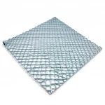 Galvanized Steel Expanded Metal Mesh  [Mazyoon] Thickness 1.7 mm Width 2.44  meter Length 3 M | Bait Al Tatawor Company