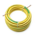 Stranded Electrical Wire 25 mm 450/750V Copper Conductor Heat Resistant PVC Insulated, Yellow/Green | Al Fanar