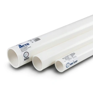 انابيب UPVC مقاس 8 إنش سمك 6.73 مم ضغط 8.6 بار لون أبيض | بلاستيك الوطنية