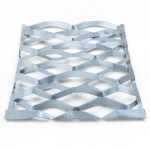 Galvanized Steel Expanded Metal Mesh  [Mazyoon] Thickness 1.7 mm Width 2.44  M Length 5 M | Bait Al Tatawor Factory