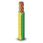 Electrical Wire 35 sq mm 450/750V Copper Conductor Heat Resistant PVC Insulation, Yellow/Green | Al Fanar