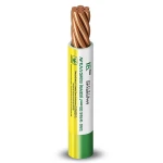 Electrical Wire 35 sq mm 450/750V Copper Conductor Heat Resistant PVC Insulation, Yellow/Green | Al Fanar