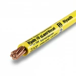 Riyadh 10 sq mm Single Wire, 450/750 Rated Voltage, Stranded Copper, PVC Insulated, Yellow Color 