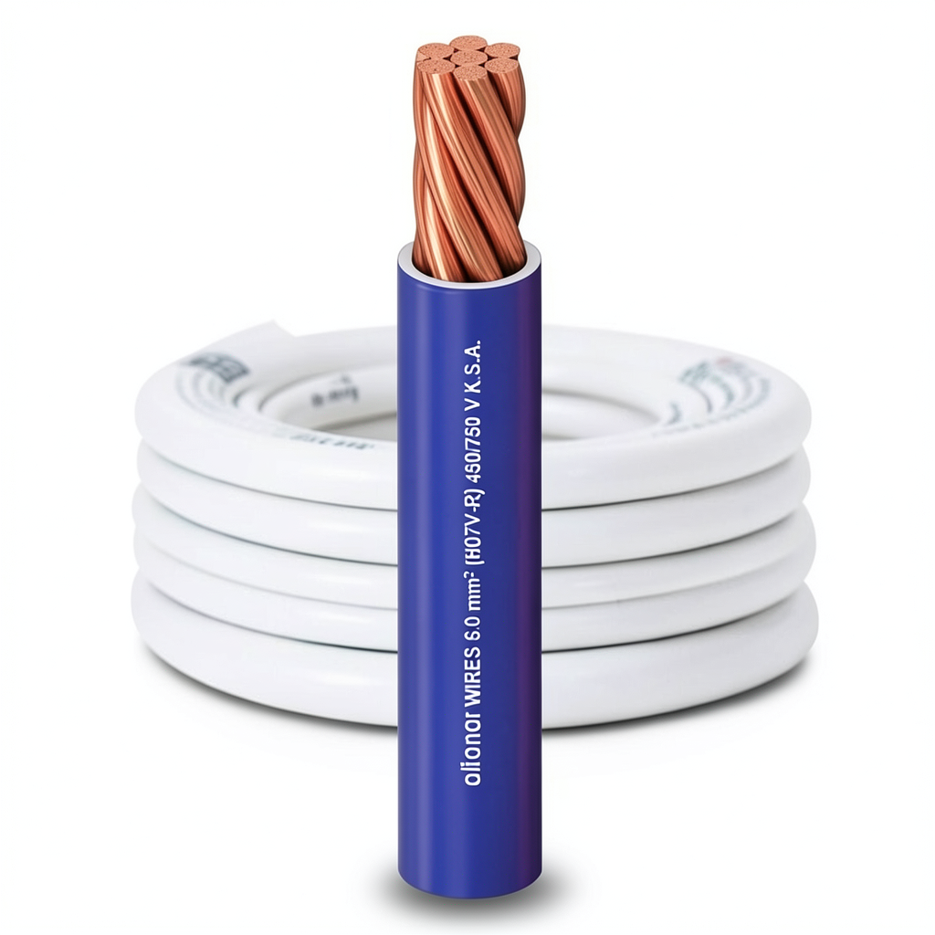 300mm2 Stranded Wire 450/750V Copper Conductor Heat Resistant PVC Insulated 300ft | Al Fanar