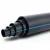 HDPE Plastic Pipe  PN 4 Bar [PE 100] OD 315 mm  SDR 33  Color Black with Blue Stripes | Almona Factory