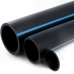 أنابيب HDPE الوطني لشبكات المياه  ضغط 20 بار قطر خارجي 90 مم سمك 8.2 مم لون اسود