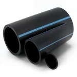 مواسير HDPE الوطني لشبكات المياه  ضغط 20 بار قطر خارجي 110 مم سمك 8.1 مم لون اسود