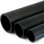 أنابيب HDPE الوطني لشبكات المياه  ضغط 20 بار قطر خارجي 225 مم سمك 16.6 مم لون اسود
