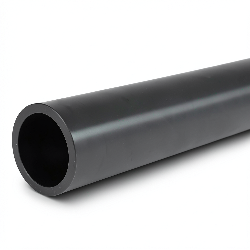 HDPE Polyethylene Plastic Pipe PN 10 Bar PE 63 Size 630 mm SDR 11 Black
