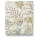Floral Wall Covering 10m x 0.53m Beige Color, Model 28855