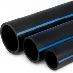 مواسير HDPE الوطني لشبكات المياه  ضغط 25 بار قطر خارجي 180 مم سمك 16.4 مم لون اسود