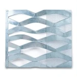 Galvanized Steel Expanded Metal Mesh Thickness 1.4 mm Width 1.22 M Length 7 meter