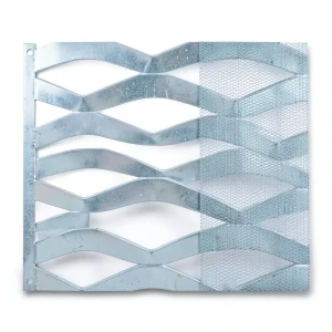 Galvanized Steel Expanded Metal Mesh Thickness 1.4 mm Width 1.22 M Length 7 meter