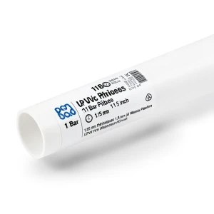مواسير UPVC مقاس ½ 1 إنش ضغط 11 بار سمك 1.85 مم أبيض | بلاستيك الوطنية